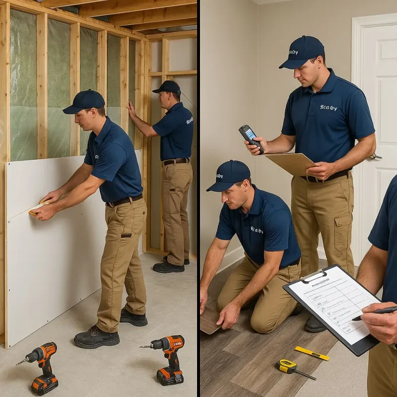 Repairs and Reconstruction process in Central, SC